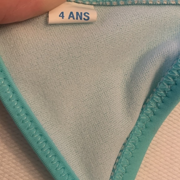 Pate De Sable Turquoise Bikini. Size 4. - Picture 10 of 13